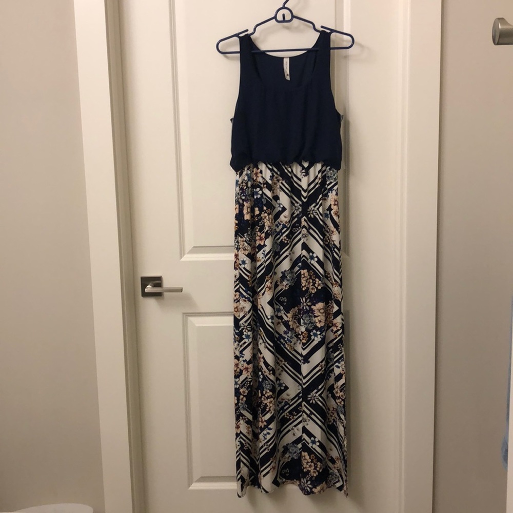 Pink Owl Maxi Dress